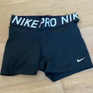 Nike pro workout shorts